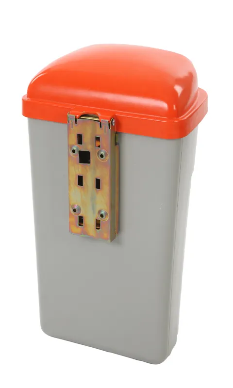 Cleanil VB 500200 vuurbestendige afvalbak grijs oranje