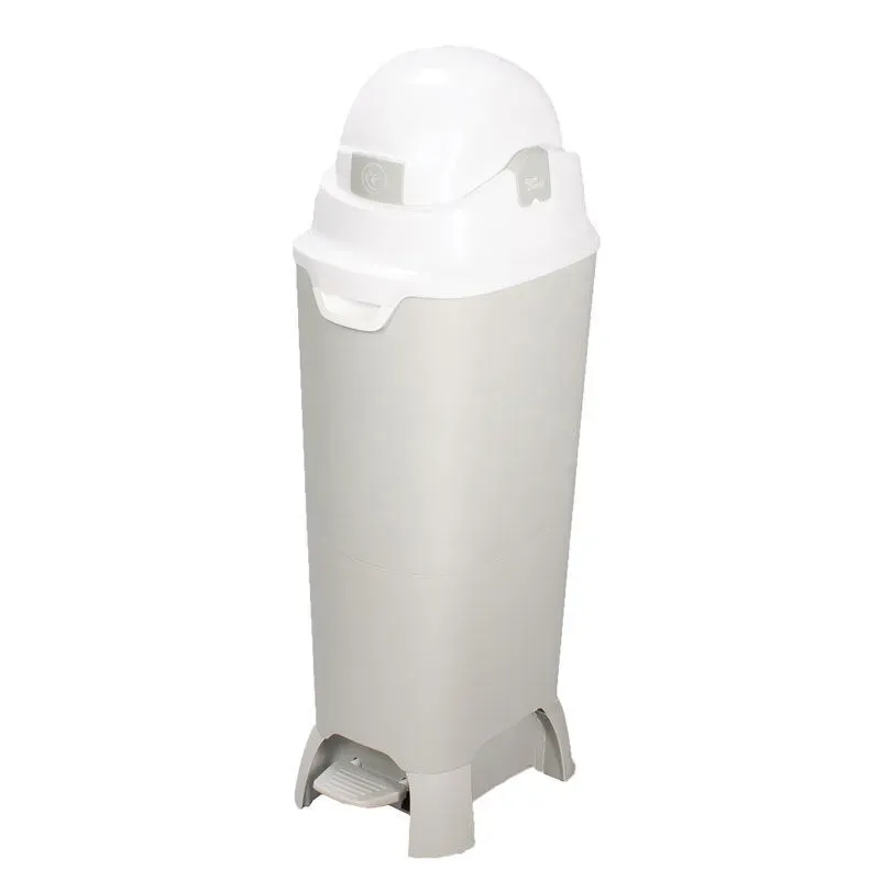 DiaperChamp One Maxi luieremmer grijs wit 60 luiers
