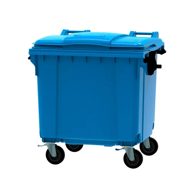 Cleanil container met vlak deksel