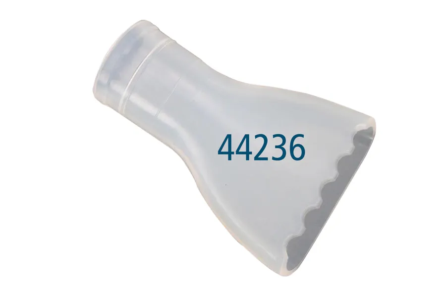 Dustcontrol zuigmond siliconen food transparant 38 mm