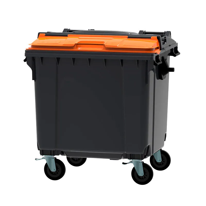 Cleanil container 1100 liter split deksel VB 719105 HDPE