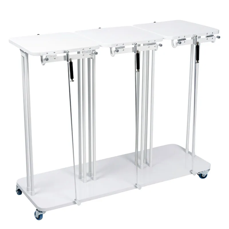 Cleanil Combo afvalbak 3x60L wit met deksel