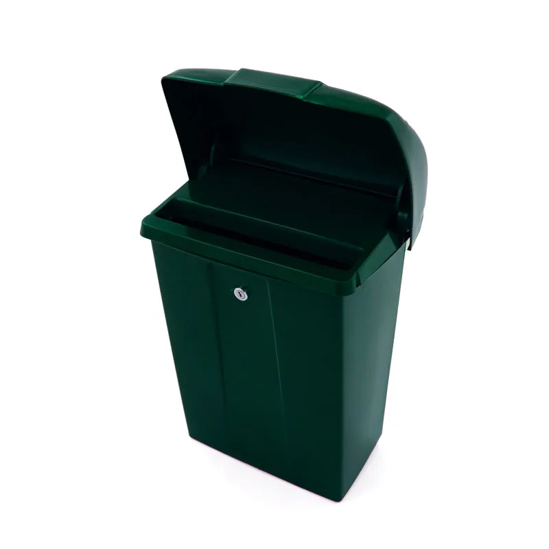 Cleanil VB 799642 brievenbus kunststof groen wandmontage