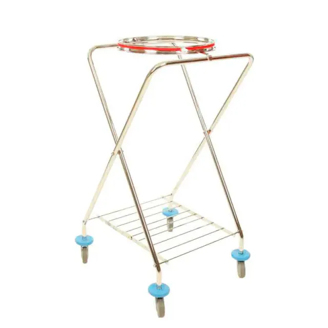 Cleanil X Frame VB 449038 afvalzaktrolley chroom