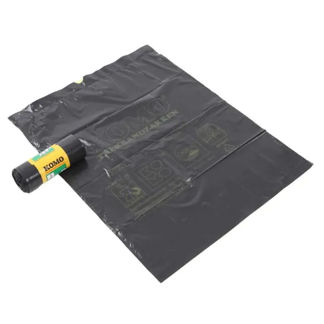 Cleanil Afvalzakken 705467 60x80 grijs KOMO trekband