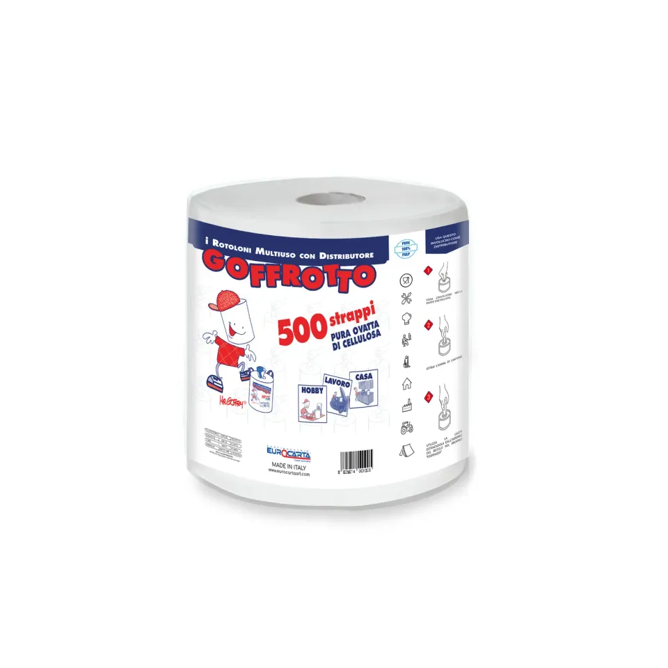 Eurocarta Goffrotto toiletpapier gegoffreerd