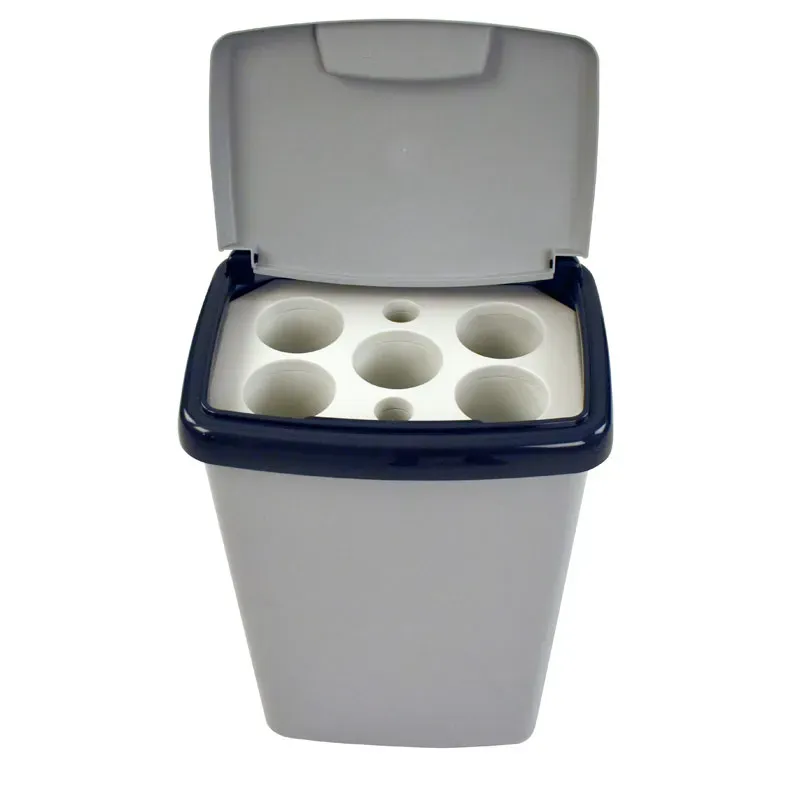 Cleanil VB 192755 bekerbak 5-gaats 50 liter grijs stapelbaar