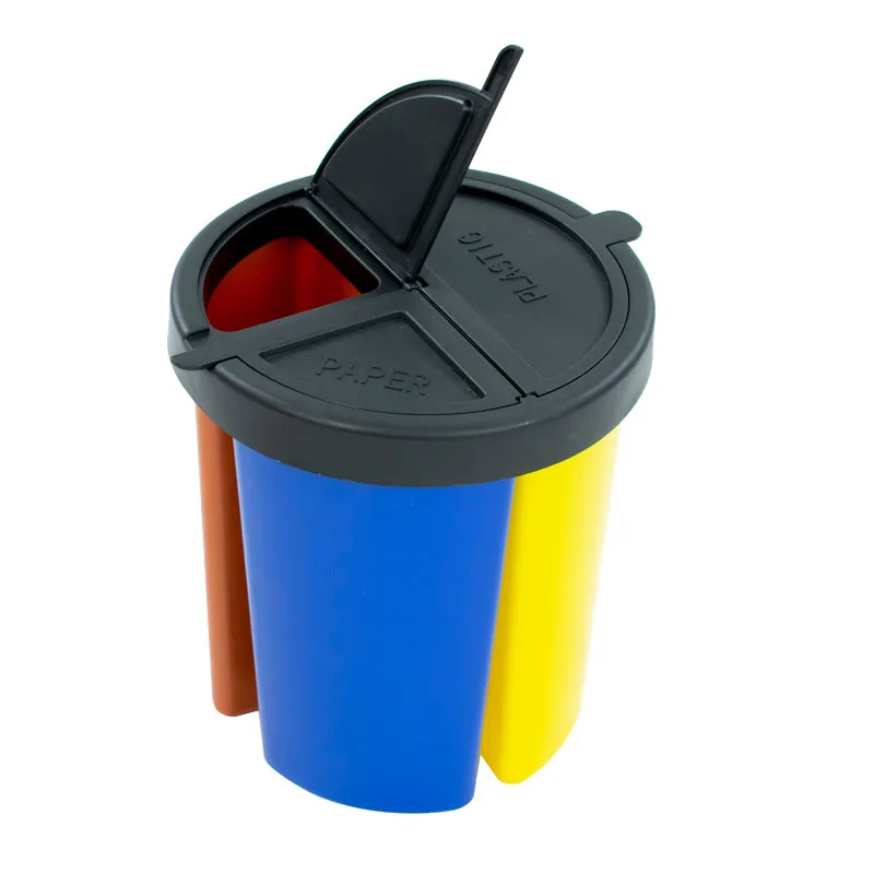 Cleanil Eco Bin recyclingset 15L zwart geel VB 049615