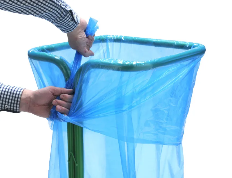 Cleanil VB 893337 zelfklemmende zakhouder 1000L groen