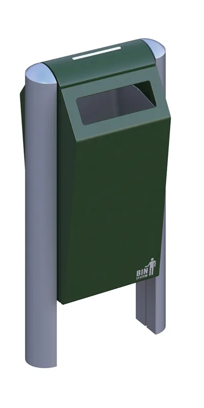 Cleanil Double BIN VB 711536 buitenafvalbak staal