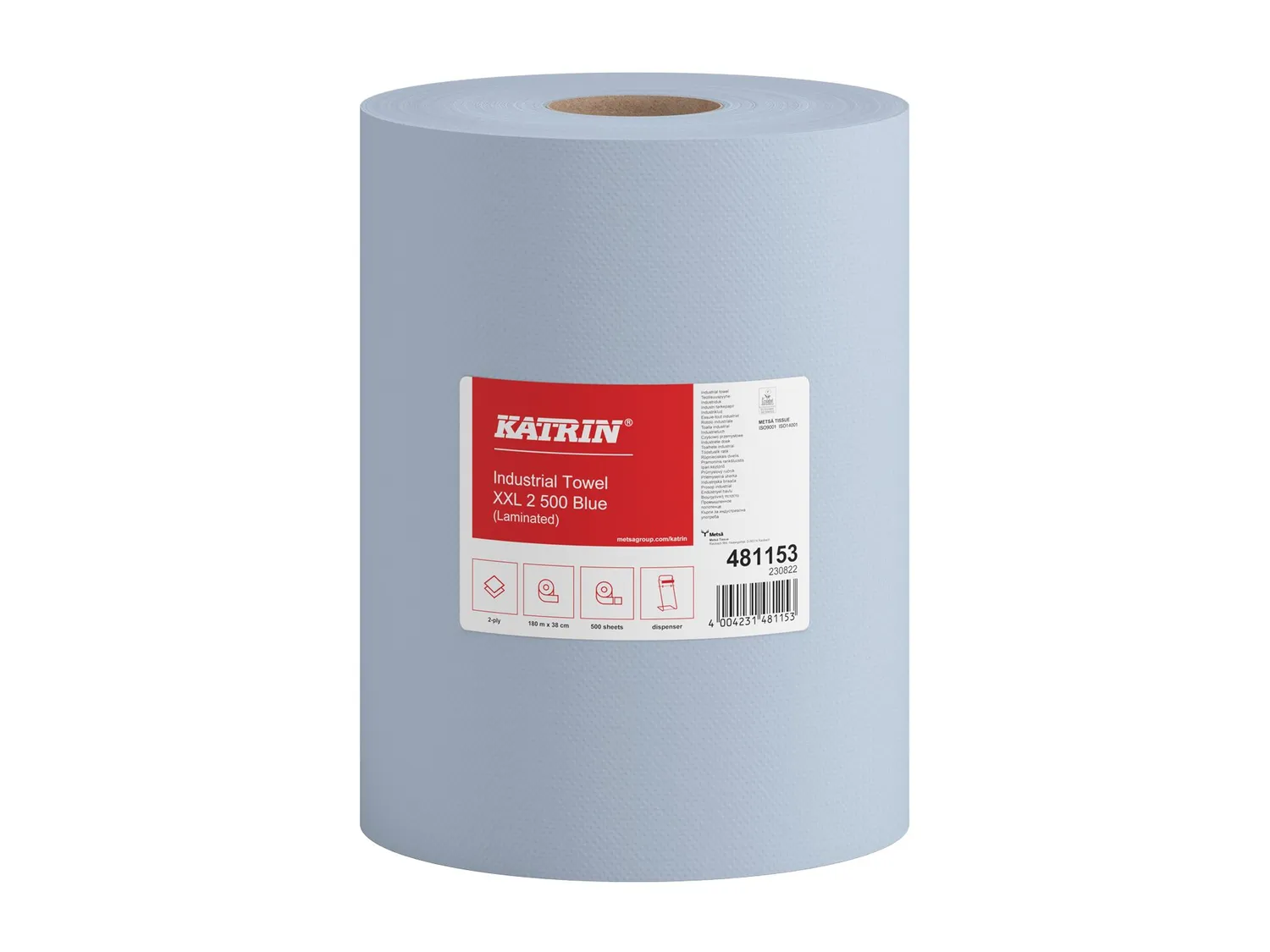 Katrin Industrial Towel poetsrol laminated
