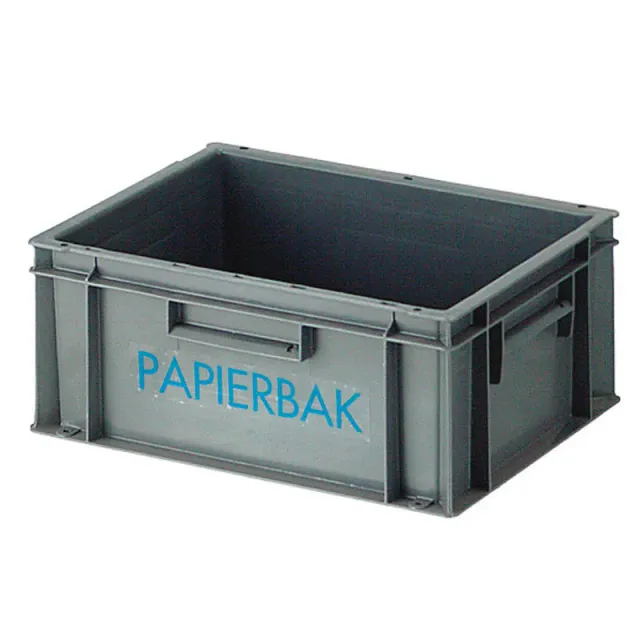 Cleanil VB 210270 papierverzamelbak grijs kunststof stapelbaar