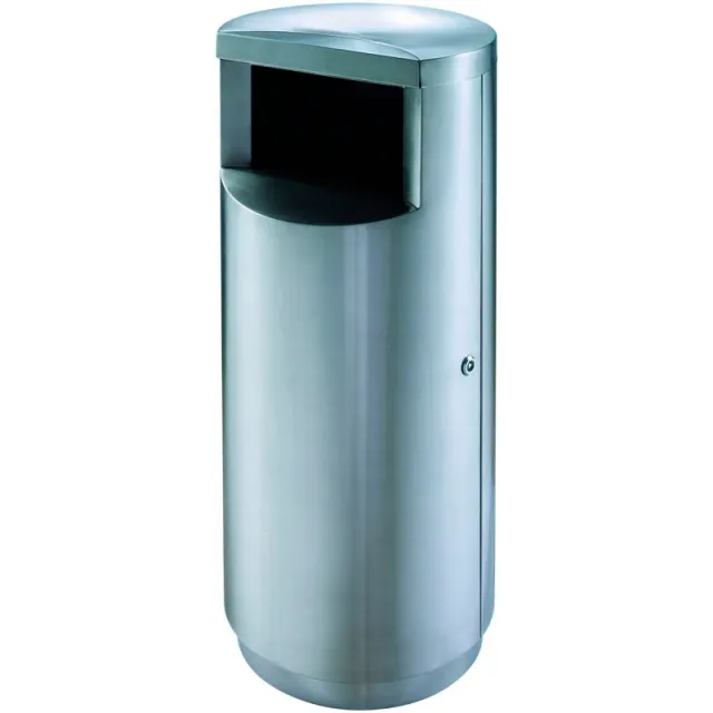 Cleanil VB 667826 afvalbak rond 49L mat RVS