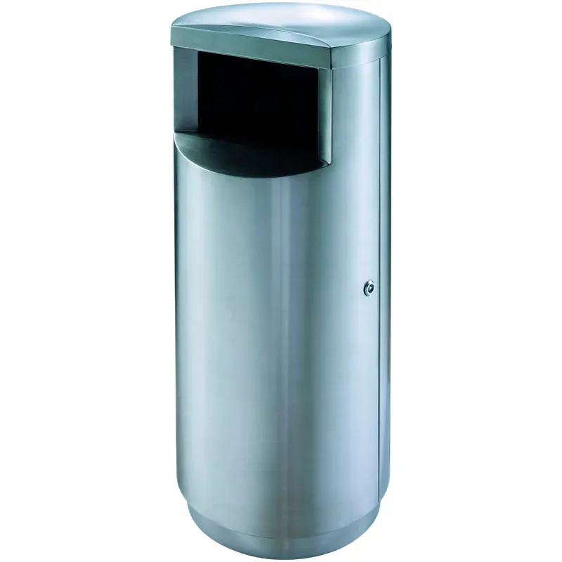 Cleanil VB 667826 afvalbak rond 49L mat RVS