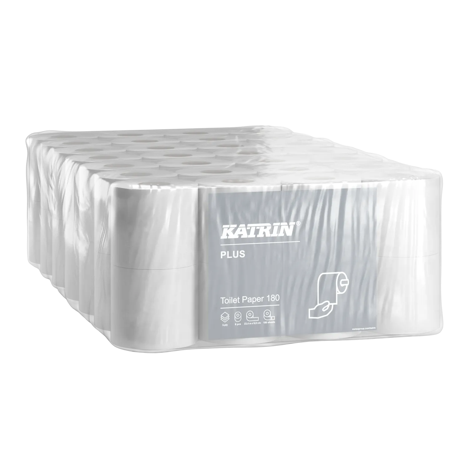 Katrin Plus toiletpapier 180 zacht wit