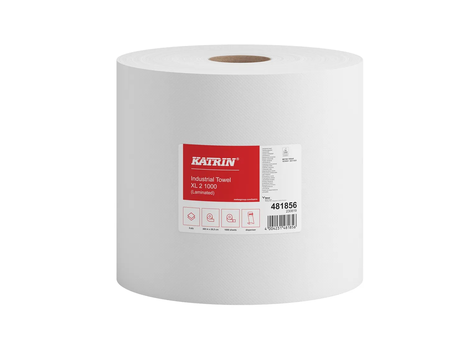 Katrin Industrial Towel poetsrol laminated