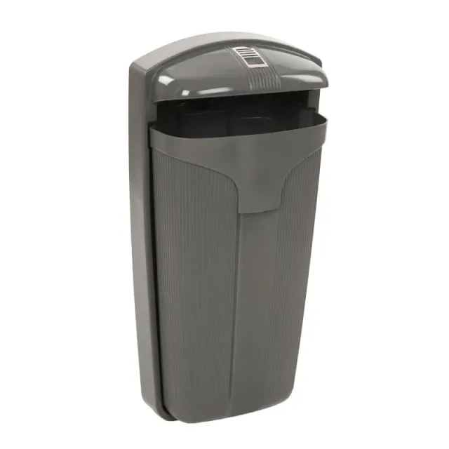 Cleanil Cibeles VB 061594 buitenafvalbak 50L grijs asbak