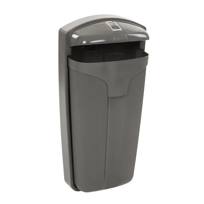 Cleanil Cibeles VB 061594 buitenafvalbak 50L grijs asbak