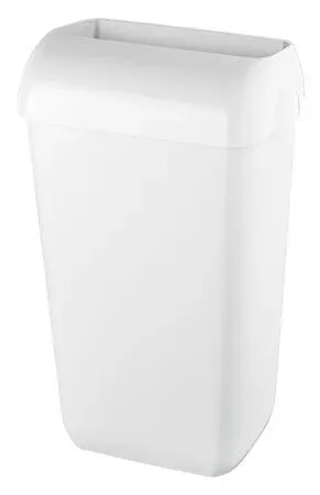 Cleanil PlastiQline 5642 afvalbak 55 liter open wit