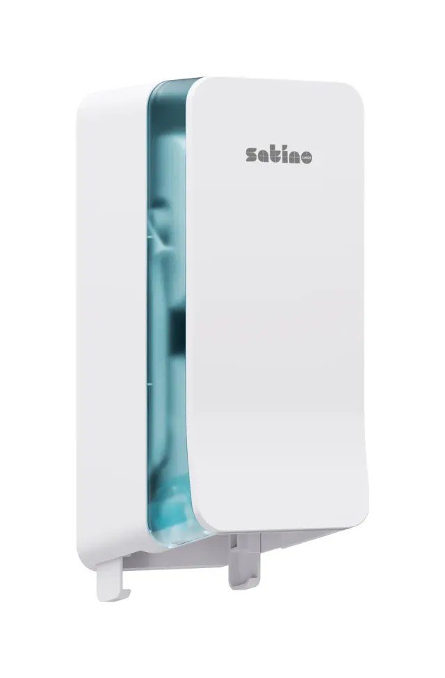 Satino Hyginity System dubbele toiletroldispenser wandmodel