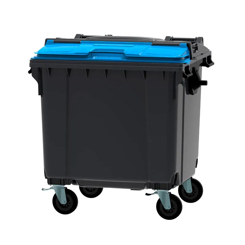 Cleanil container 1100 liter split deksel VB 719105 HDPE