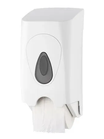 Cleanil PlastiQline 2rolshouder 5586 kokerloos wit