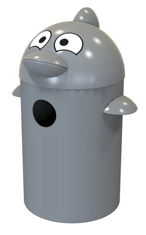 Cleanil DolphinBuddy VB 061891 afvalbak 55L grijs