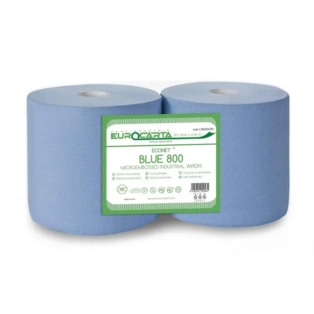 Eurocarta Blue 800 toiletpapier blauw