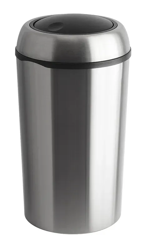 Cleanil VB 404515 afvalbak 75 liter RVS swing