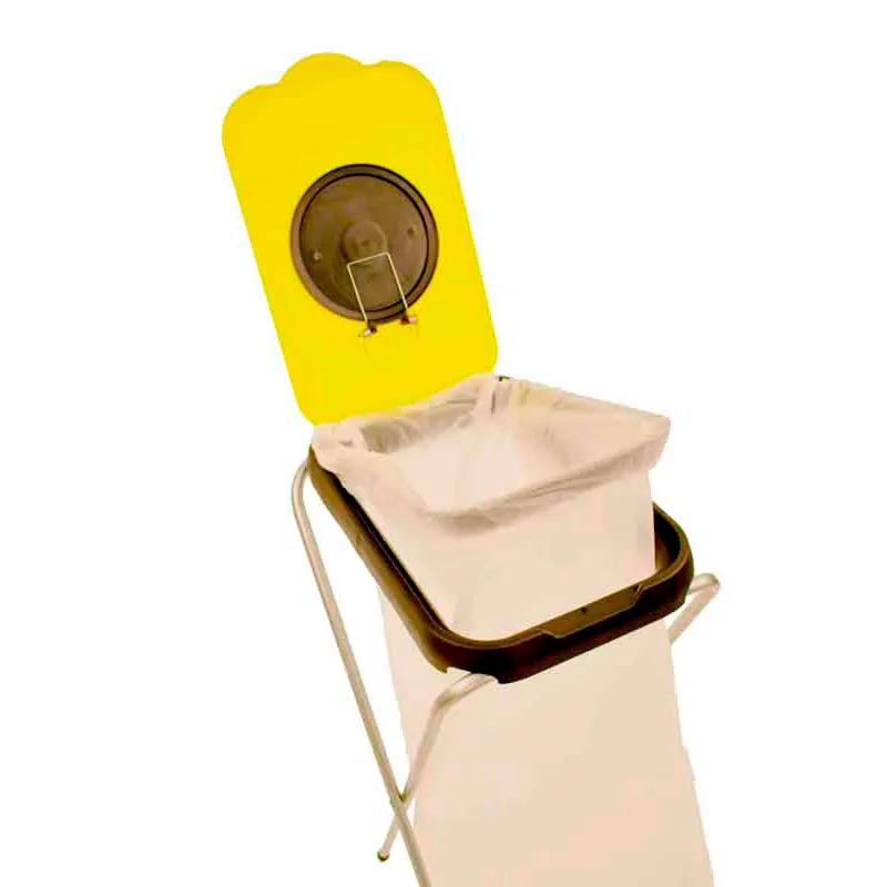 EKOthinks 1 VB 211301 afvalzakhouder geel opklapbaar