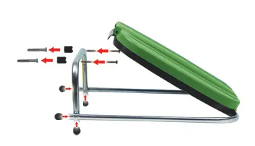 Cleanil Wallfix VB 210801 afvalzakhouder groen voor wand
